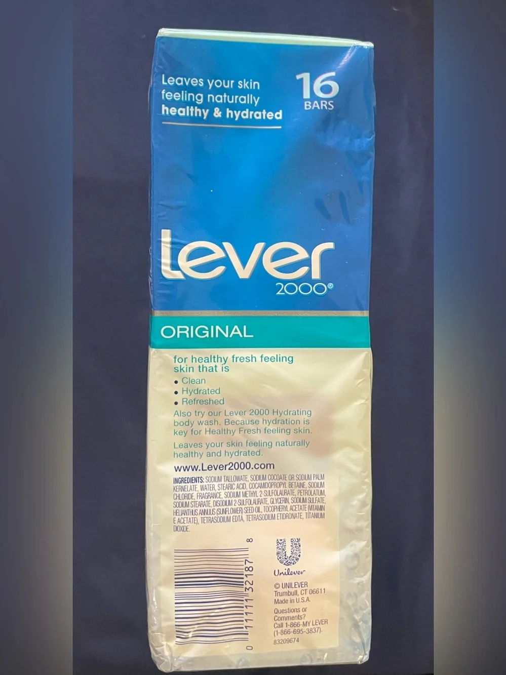 NIB Lever 2000 Original Bar Soap 16 Bars Bulk Pack 4 oz Each (Brand New)